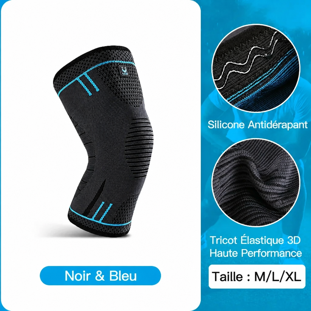 Genouillère de Compression FlexoZen — Soulagement Douleurs & Sport