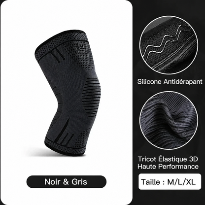 Genouillère de Compression FlexoZen — Soulagement Douleurs & Sport