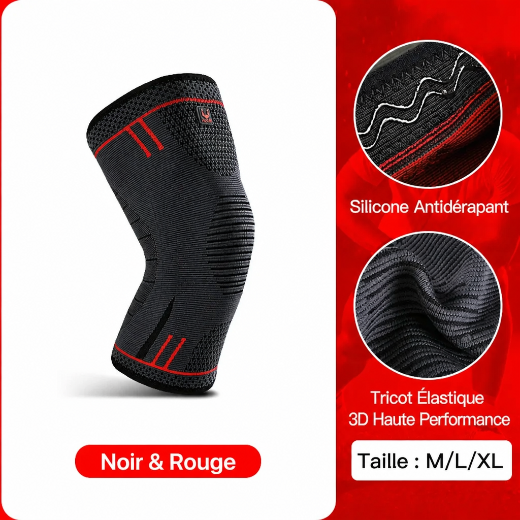 Genouillère de Compression FlexoZen — Soulagement Douleurs & Sport