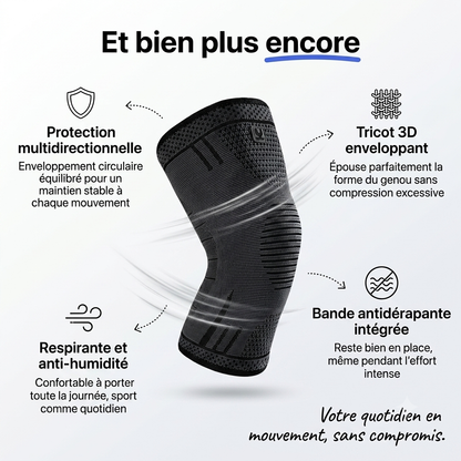 Genouillère de compression FlexoZen maintien articulaire quotidien