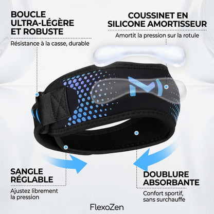 Bande Patellaire FlexoZen — Stabilisateur Léger pour le Genou