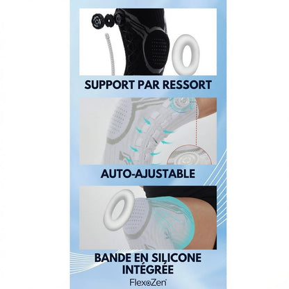 Genouillère Renforcée FlexoZen — Stabilisateur Rotulien pour le Sport