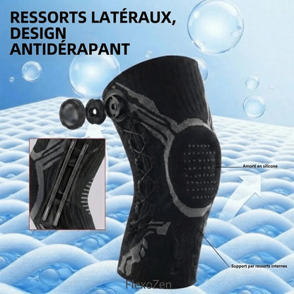 Genouillère Renforcée FlexoZen — Stabilisateur Rotulien pour le Sport